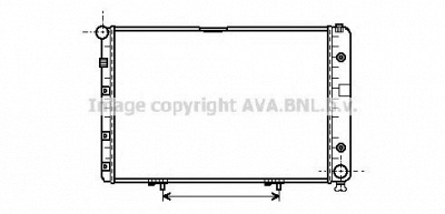 AVA QUALITY COOLING ms2077 -  Радиатор, охлаждение двигателя